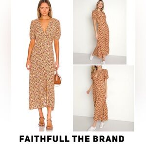 Revolve Faithfull the Brand Bellavista Midi Dress La Gomera Floral